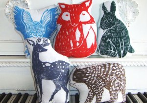 Handmade Screenprinted Pillows